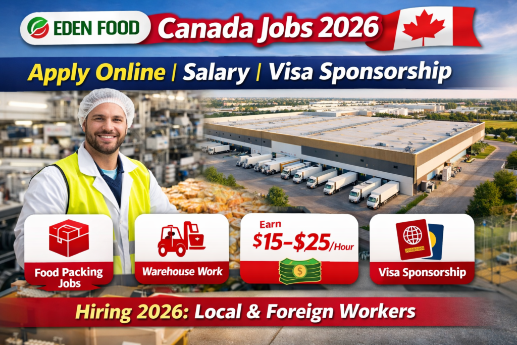 Eden Food Company Canada Jobs 2026 Eden Food Company Canada Jobs 2026